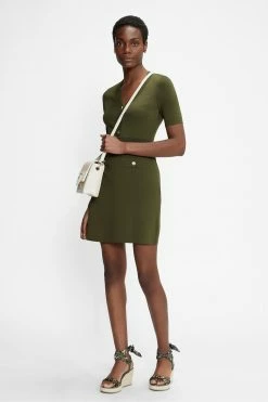 Ted Baker Green Katanna Knitted Utility Dress