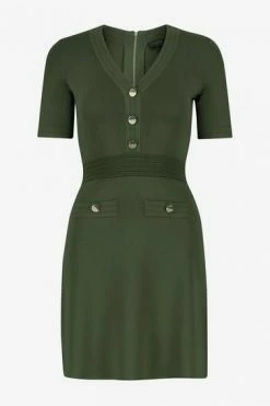 Ted Baker Green Katanna Knitted Utility Dress -tedbaker Shop Online unnamed file 1016