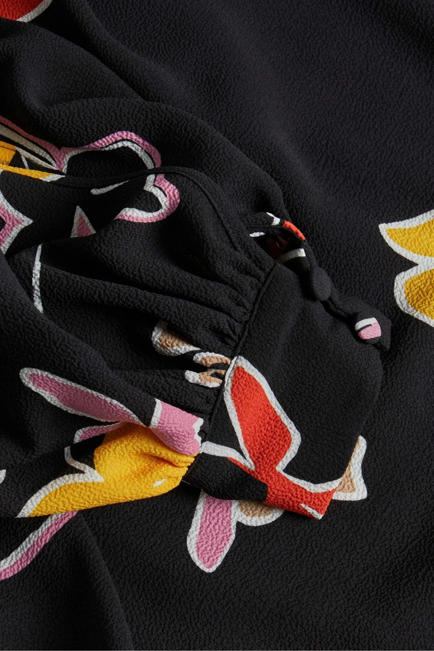 Ted Baker Yviee Black Chuck On Midi Dress With Ruffles 7 Ted Baker Yviee Black Chuck On Midi Dress With Ruffles - Image 5