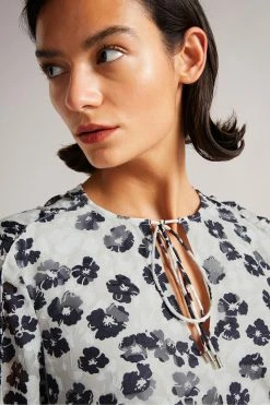 Ted Baker Felici Mid Grey Ruched Detail Mini Dress 11 Ted Baker Felici Mid Grey Ruched Detail Mini Dress -tedbaker Shop Online unnamed file 1032