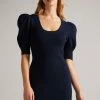 Ted Baker Dk-Blue Dollra Scoop Neck Bodycon Dress 2 Ted Baker Dk-Blue Dollra Scoop Neck Bodycon Dress -tedbaker Shop Online unnamed file 1041