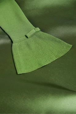 Ted Baker Green Zadi Knitted Frill Full Skirt Dress 16 Ted Baker Green Zadi Knitted Frill Full Skirt Dress -tedbaker Shop Online unnamed file 1053