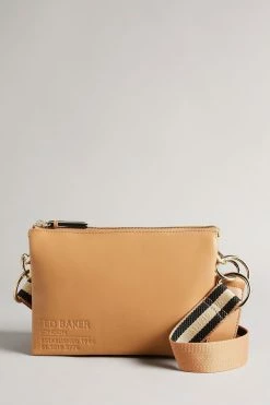 Ted Baker Brown Darceyy Branded Webbing Cross-Body Bag