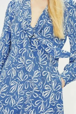 Ted Baker Blue Heidiee Modernity Printed Mini Dress -tedbaker Shop Online unnamed file 1269