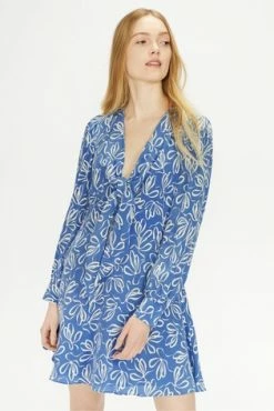 Ted Baker Blue Heidiee Modernity Printed Mini Dress -tedbaker Shop Online unnamed file 1271