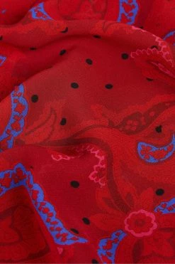 Ted Baker Enrqeta Red Frilled Printed Dress -tedbaker Shop Online unnamed file 1280