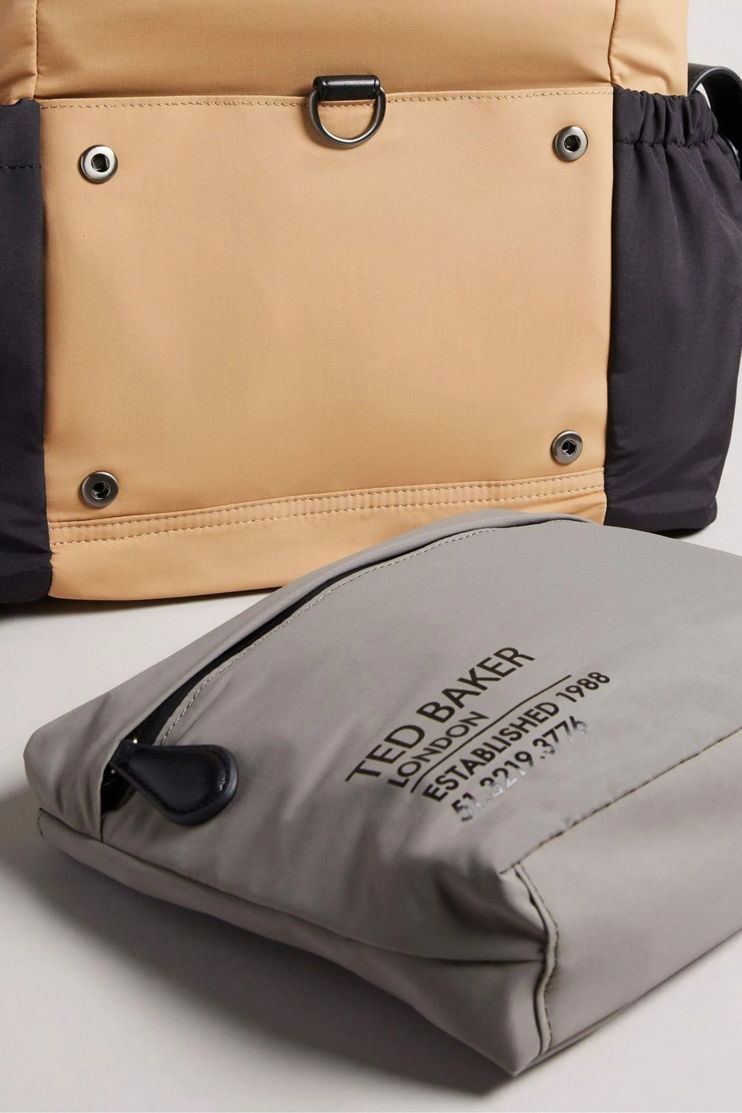 Ted Baker Tan Fredd Colour Block Backpack 5 Ted Baker Tan Fredd Colour Block Backpack - Image 3