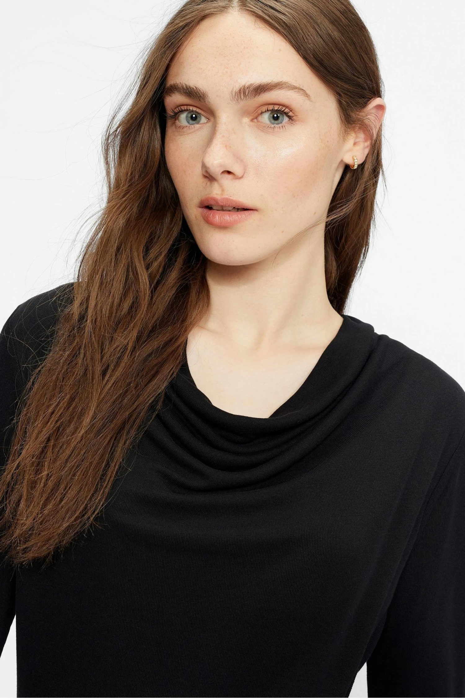 Ted Baker Black Neyda Jersey Drape Long Sleeve Mini Dress 6 Ted Baker Black Neyda Jersey Drape Long Sleeve Mini Dress - Image 4