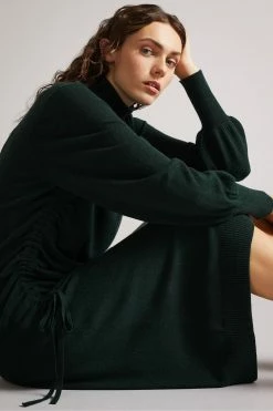 Ted Baker Aavvaa Green Knitted Ruched Side Detail Dress 11 Ted Baker Aavvaa Green Knitted Ruched Side Detail Dress -tedbaker Shop Online unnamed file 1308