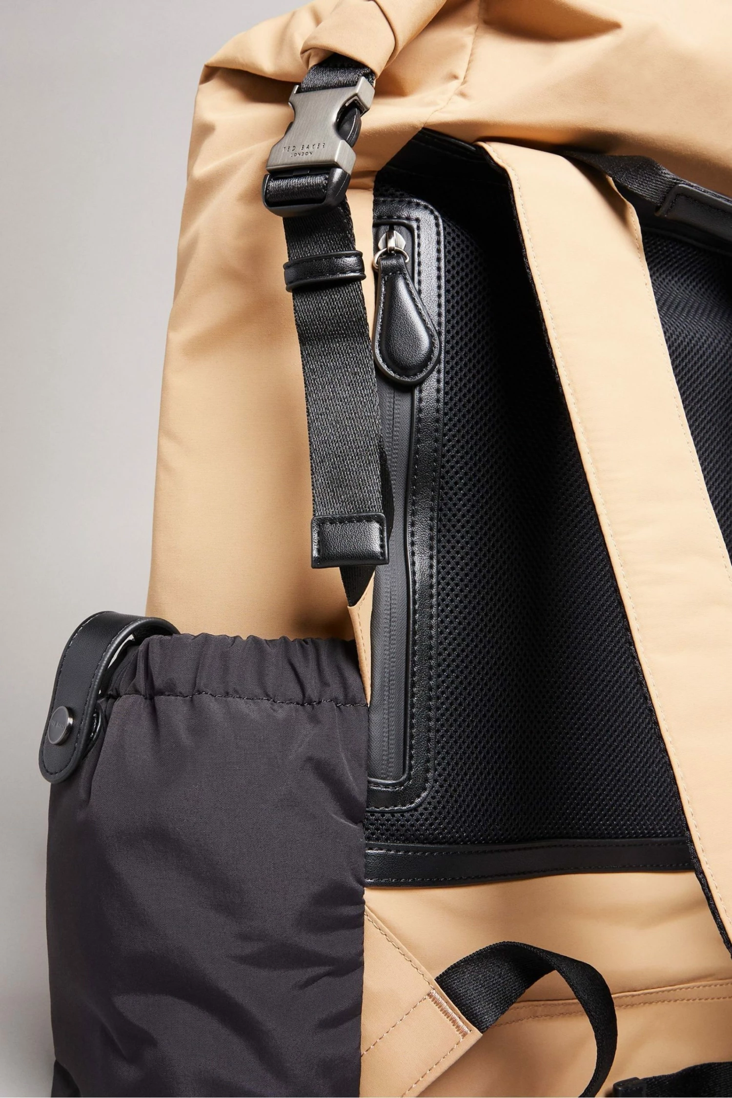 Ted Baker Tan Fredd Colour Block Backpack 7 Ted Baker Tan Fredd Colour Block Backpack - Image 5