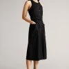Ted Baker Black Button Through Racer Back Midi Dress -tedbaker Shop Online unnamed file 1329