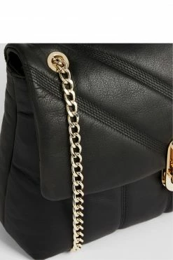 Ted Baker Ayahlin Black Leather Puffer Quilt Detail Cross-Body Bag -tedbaker Shop Online unnamed file 137