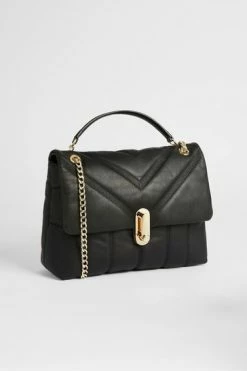 Ted Baker Ayahlin Black Leather Puffer Quilt Detail Cross-Body Bag -tedbaker Shop Online unnamed file 138