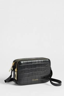 Best Seller 13 Ted Baker Black Stina Double Zip Mini Camera Bag