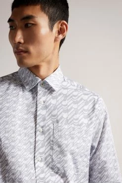 Ted Baker Grey Retrow Long Sleeve Multi Scale Geo Print Shirt 11 Ted Baker Grey Retrow Long Sleeve Multi Scale Geo Print Shirt -tedbaker Shop Online unnamed file 1422