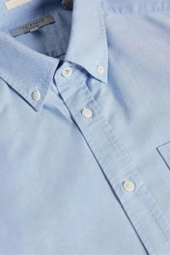 Ted Baker Capsho Blue Short Sleeve Oxford Shirt -tedbaker Shop Online unnamed file 1429