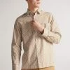 Ted Baker Ruskin Tan Ls Retro Print Shirt -tedbaker Shop Online unnamed file 1431