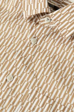 Ted Baker Ruskin Tan Ls Retro Print Shirt -tedbaker Shop Online unnamed file 1436