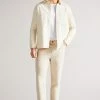 Ted Baker Enfield Ecru White Long Sleeved Denim Overshirt -tedbaker Shop Online unnamed file 1445
