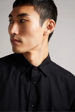 Ted Baker Black Onested Long Sleeve Floral Jacquard Shirt 11 Ted Baker Black Onested Long Sleeve Floral Jacquard Shirt -tedbaker Shop Online unnamed file 1497