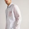 Ted Baker Natural Foster Long Sleeve Colourblock Oxford Shirt -tedbaker Shop Online unnamed file 1514