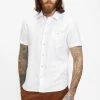 Ted Baker White Civiche Plain Linen Shirt -tedbaker Shop Online unnamed file 1526