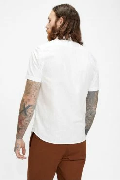 Ted Baker White Civiche Plain Linen Shirt -tedbaker Shop Online unnamed file 1527