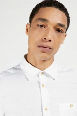 Ted Baker White Sauss Linen Shirt -tedbaker Shop Online unnamed file 1555