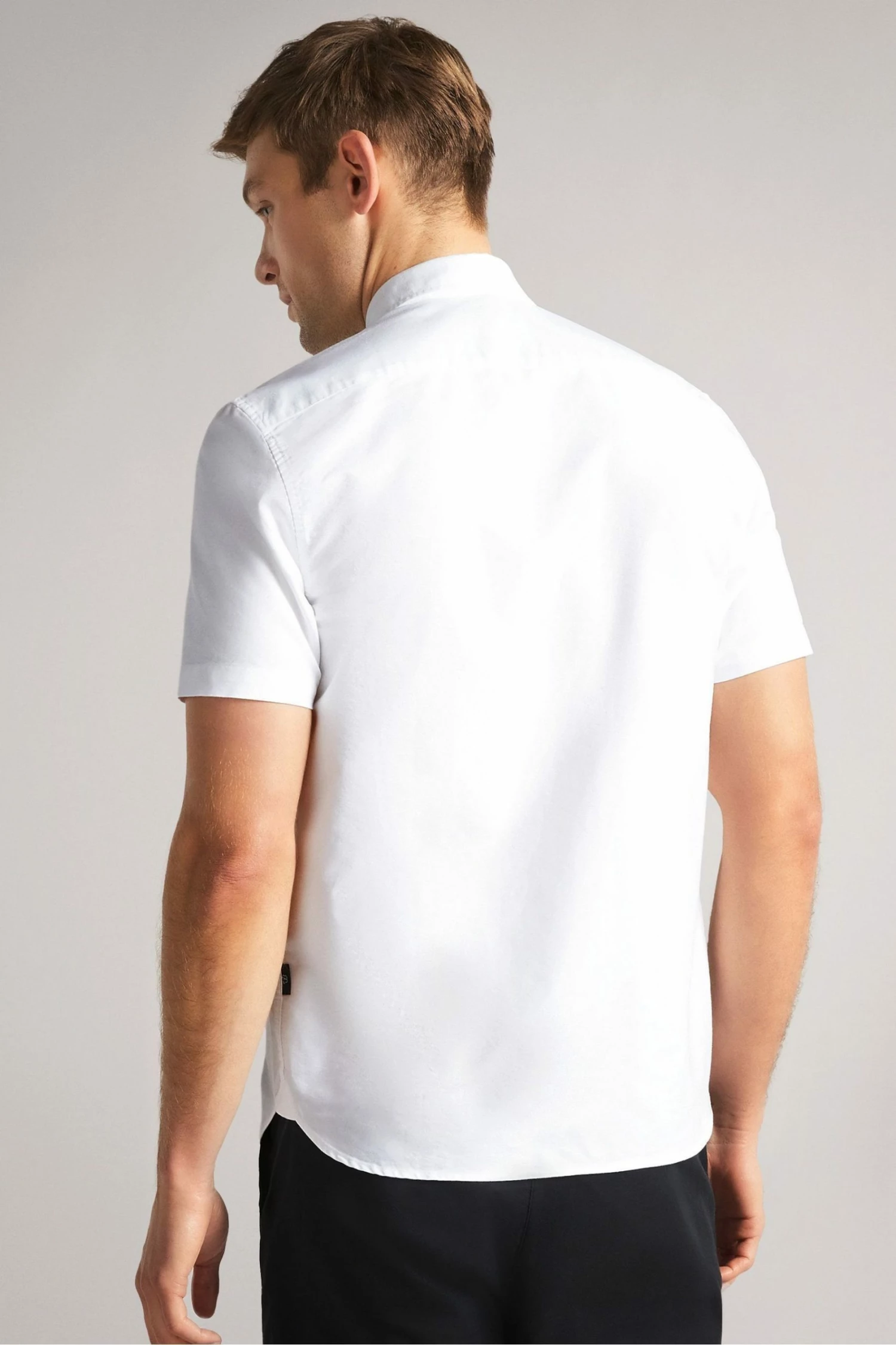 Ted Baker Ditton White Short Sleeve Oxford Shirt 4 Ted Baker Ditton White Short Sleeve Oxford Shirt - Image 2