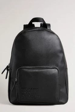 Ted Baker Phileap Black Recycled PU Backpack
