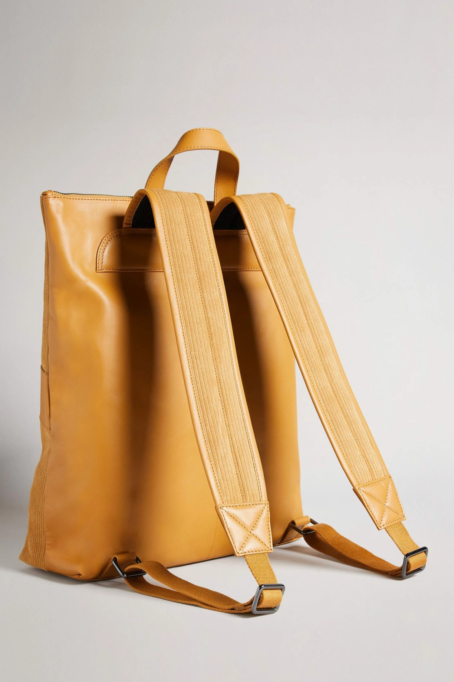 Ted Baker Tonne Mustard Corduroy Suede Backpack 5 Ted Baker Tonne Mustard Corduroy Suede Backpack - Image 3