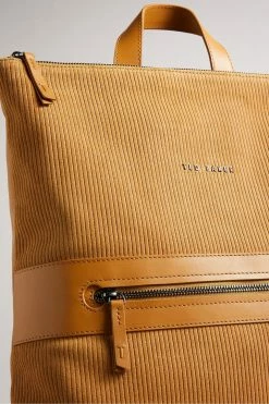 Ted Baker Tonne Mustard Corduroy Suede Backpack 12 Ted Baker Tonne Mustard Corduroy Suede Backpack -tedbaker Shop Online unnamed file 172