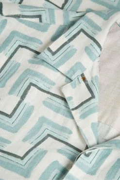 Ted Baker Blue Brecon Short Sleeve Retro Geo Print Shirt -tedbaker Shop Online unnamed file 1826