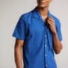 Ted Baker Chatley Blue Short Sleeve Jersey Pique Shirt -tedbaker Shop Online unnamed file 1830