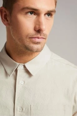 Ted Baker Nude Osile Mib Crinkle Bound Shirt -tedbaker Shop Online unnamed file 1857