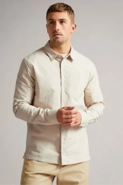 Ted Baker Nude Osile Mib Crinkle Bound Shirt -tedbaker Shop Online unnamed file 1859