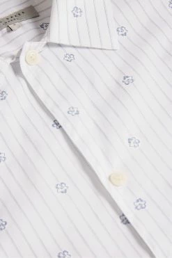 Ted Baker Ailbee White Short Sleeve Stripe Flower Coupe Shirt 12 Ted Baker Ailbee White Short Sleeve Stripe Flower Coupe Shirt -tedbaker Shop Online unnamed file 1864