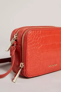 Ted Baker Stina Cinnamon Brown Double Zip Mini Camera Bag -tedbaker Shop Online unnamed file 19