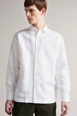 Ted Baker Belvue White Ls Heavy Linen Blend Shirt 13 Ted Baker Belvue White Ls Heavy Linen Blend Shirt -tedbaker Shop Online unnamed file 1915