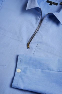 Ted Baker Bretonn Blue Zipped Overshirt -tedbaker Shop Online unnamed file 1920