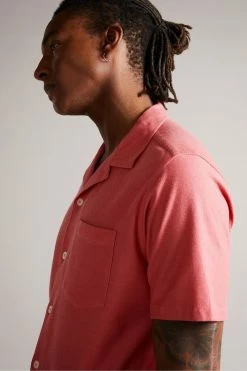 Ted Baker Chatley Pink Ss Jersey Piqué Shirt 11 Ted Baker Chatley Pink Ss Jersey Piqué Shirt -tedbaker Shop Online unnamed file 1949