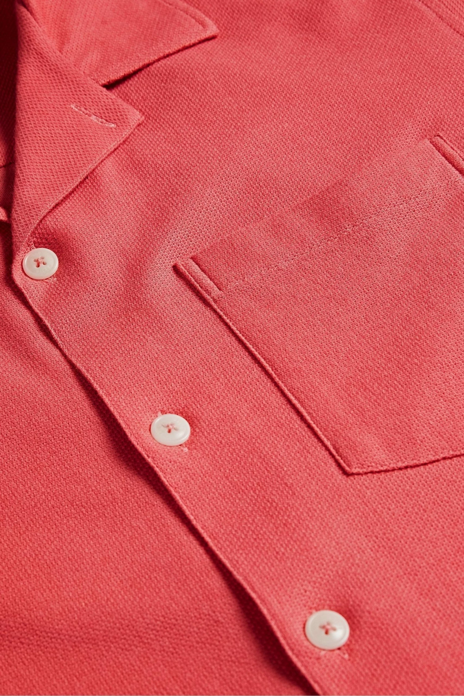 Ted Baker Chatley Pink Ss Jersey Piqué Shirt 7 Ted Baker Chatley Pink Ss Jersey Piqué Shirt - Image 5