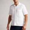 Ted Baker Hargate White Short Sleeve Heavy Texture Shirt 1 Ted Baker Hargate White Short Sleeve Heavy Texture Shirt -tedbaker Shop Online unnamed file 1952