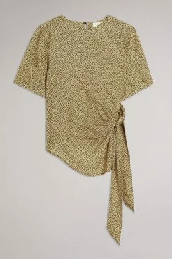 Ted Baker Black Robbiee Black Integral Tie T-Shirt -tedbaker Shop Online unnamed file 1999