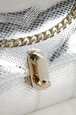 Ted Baker Ayalani Silver Snake Detail Leather Puffer Baguette Bag -tedbaker Shop Online unnamed file 201