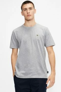 Ted Baker Grey Oxford Short Sleeve T-Shirt -tedbaker Shop Online unnamed file 2011