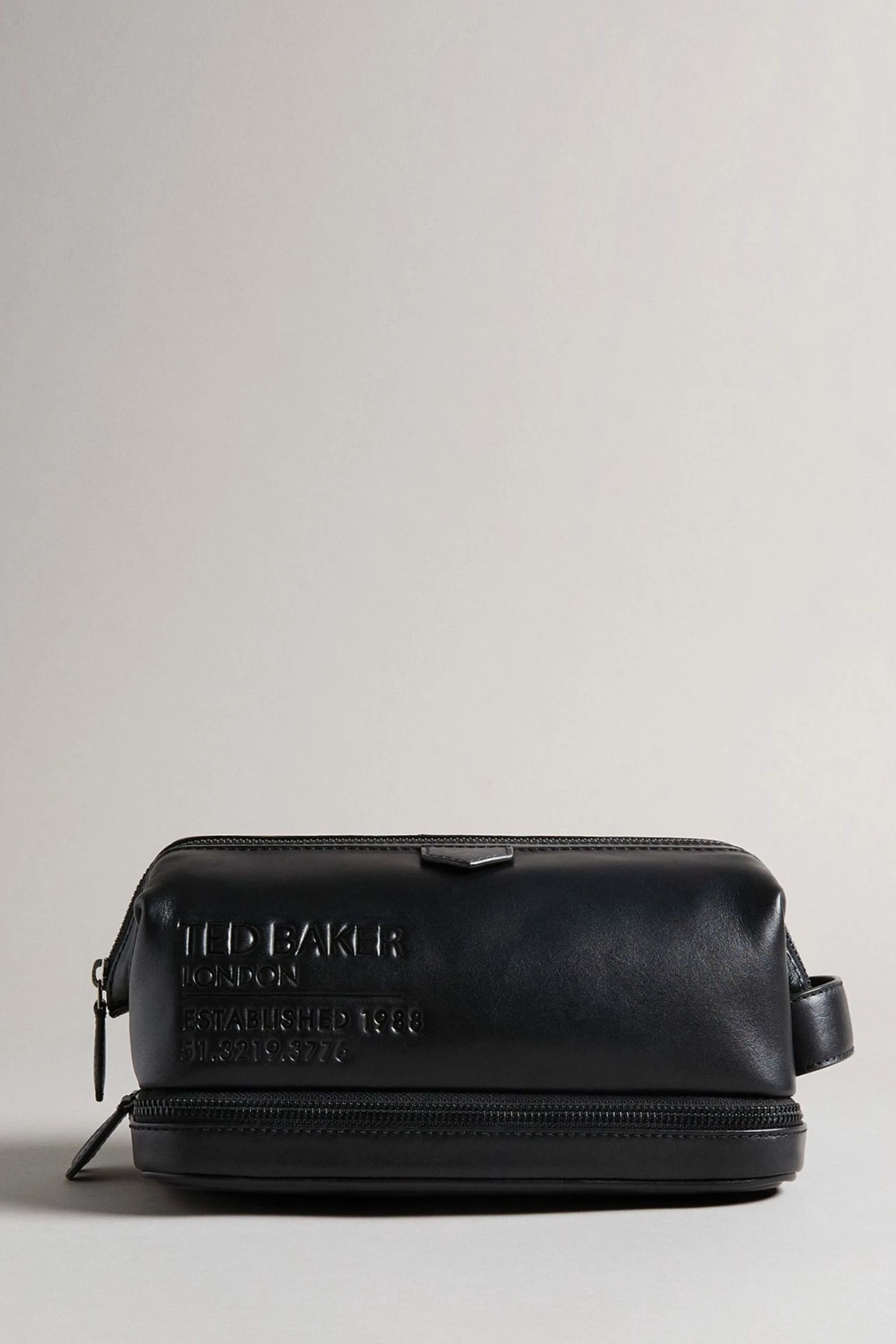 Ted Baker Jimmee Black Leather Frame Pouch 3 Ted Baker Jimmee Black Leather Frame Pouch