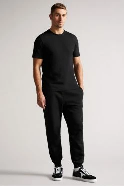 Ted Baker Hawking Black Plain T-Shirt -tedbaker Shop Online unnamed file 2090