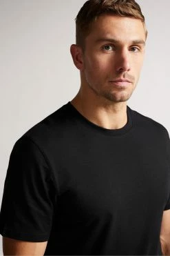 Ted Baker Hawking Black Plain T-Shirt -tedbaker Shop Online unnamed file 2091