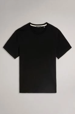 Ted Baker Hawking Black Plain T-Shirt -tedbaker Shop Online unnamed file 2092